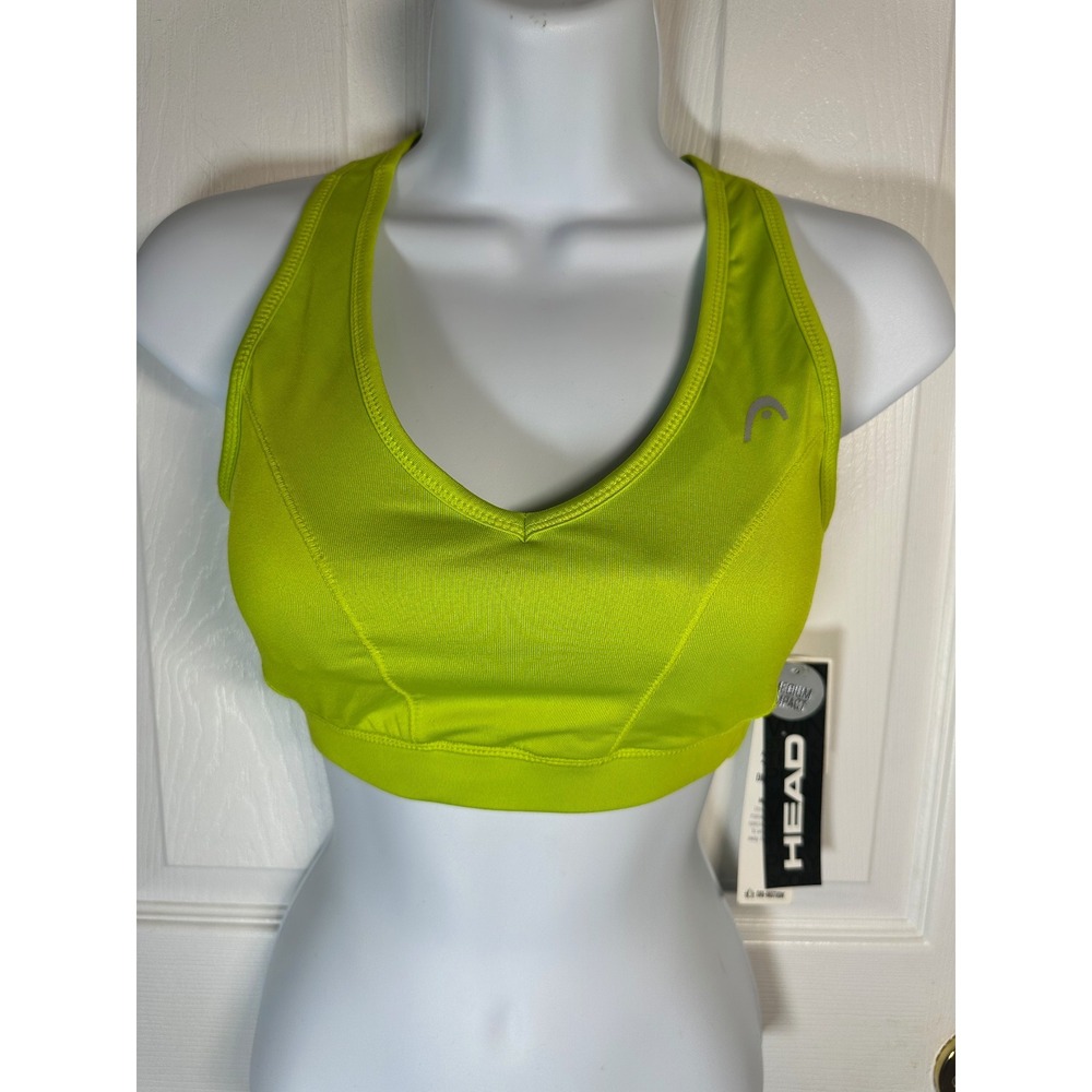 HEAD Sports Bra Medium Impact Dri-Motion‎ Racerback Activewear Top XS